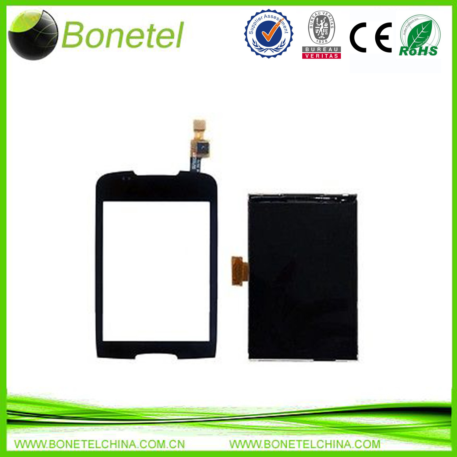 LCD Display + Touch touch screen For Samsung Galaxy Pop more S5570i Black