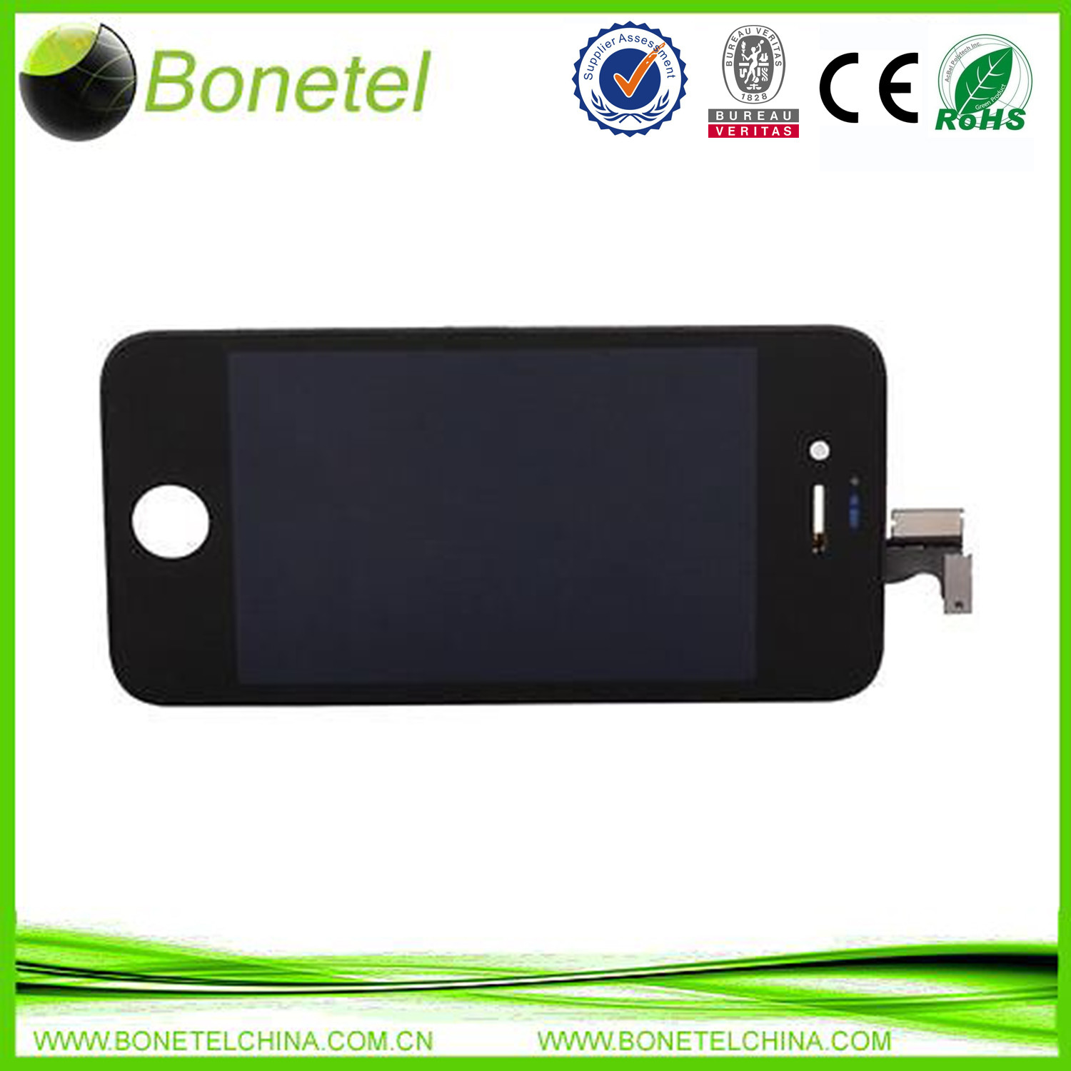 Blck Touch Screen Digitizer LCD Display Assembly For iPhone 4S 4GS