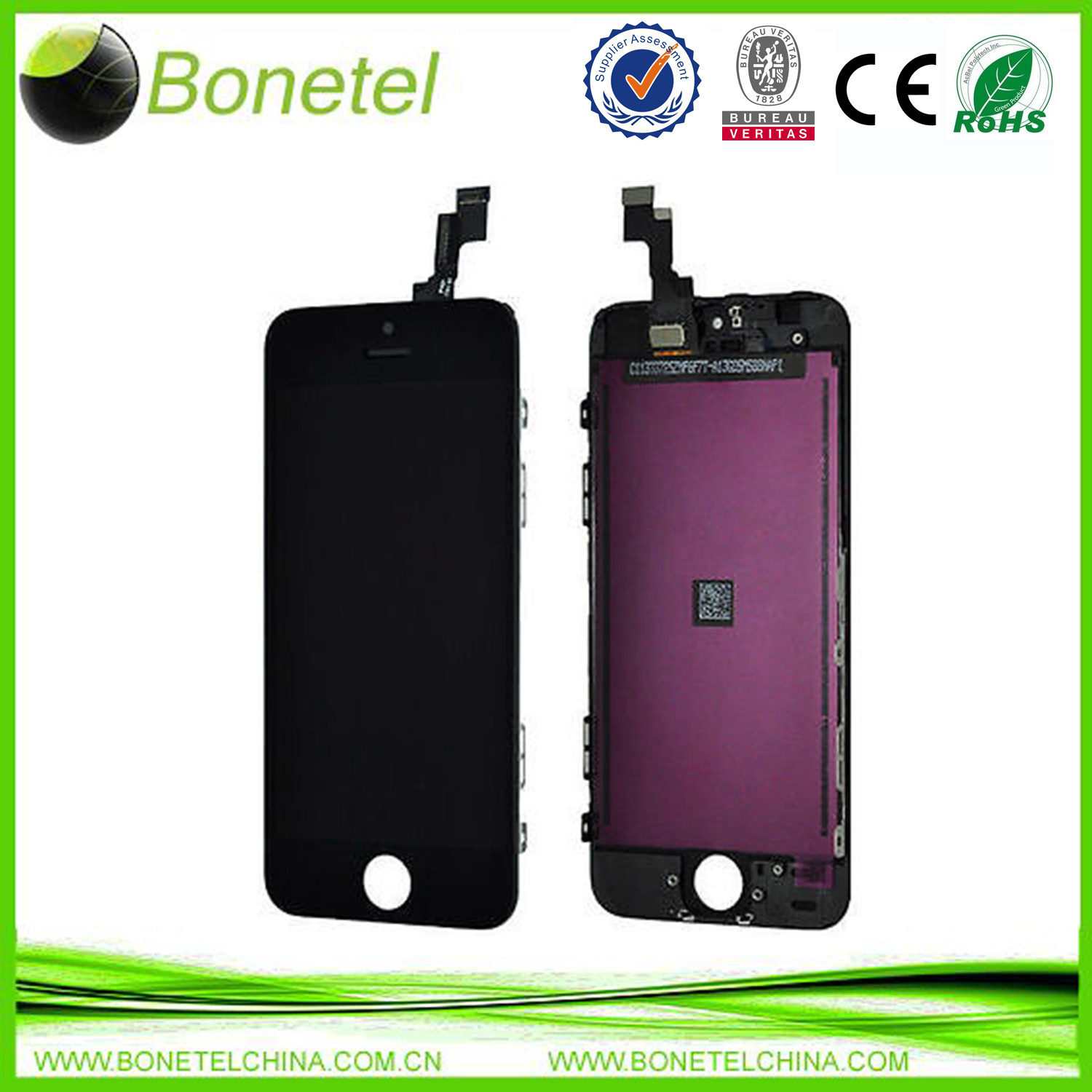 White/Black  LCD Display Touch Screen Digitizer Assembly for iPhone 5S 5GS