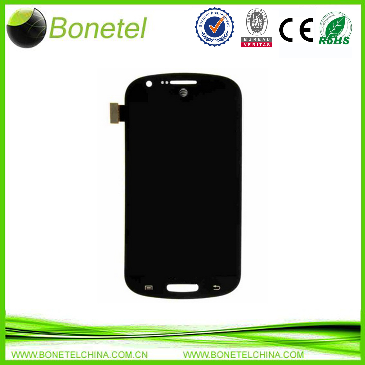 LCD & Digitizer Assembly for Samsung i437 Galaxy Express Black Front Glass Touch