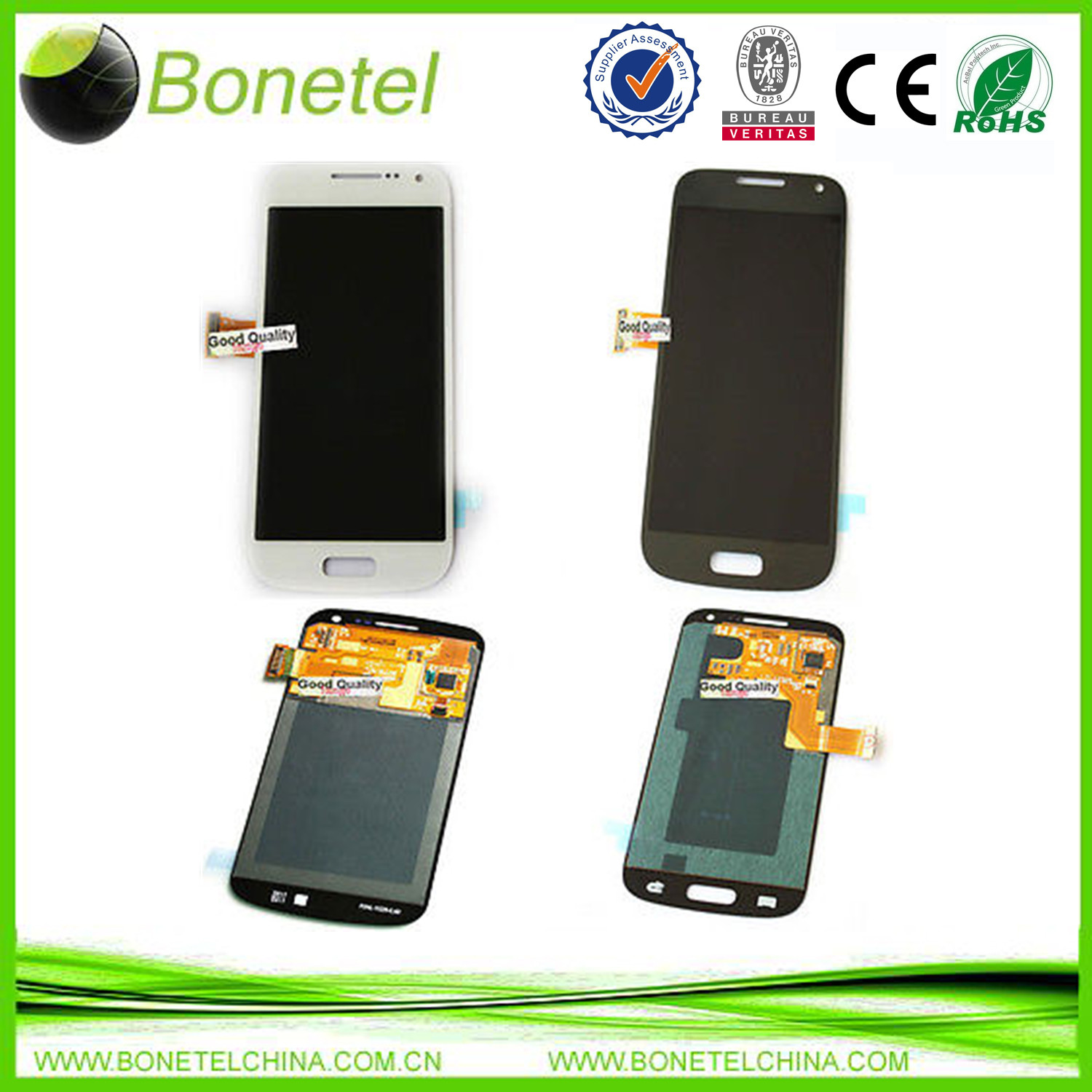 White/Blue/Gray  LCD Touch digitizer Display For Samsung Galaxy SIV S4 Mini i9190 I9195