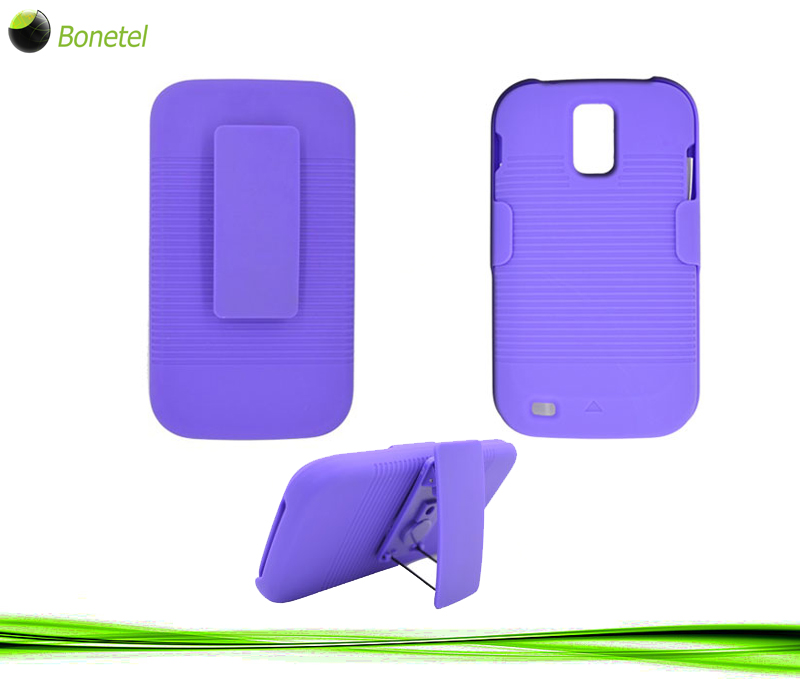 Samsung T989 Hercules Combo Holster Case with Viewing Stand - Purple 4