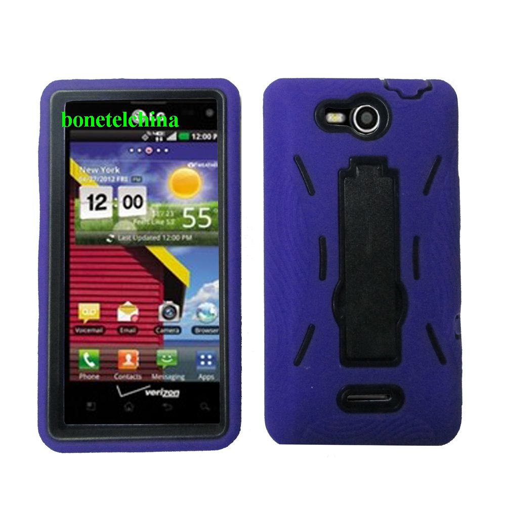 Robot Defender Case Silicone+PC Anti Impact Hybrid Case Kickstand Shell for sv840