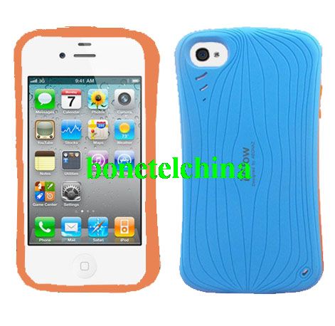 iGLOW case for iphone 4 Watermelon grain Skin Cover i-glow