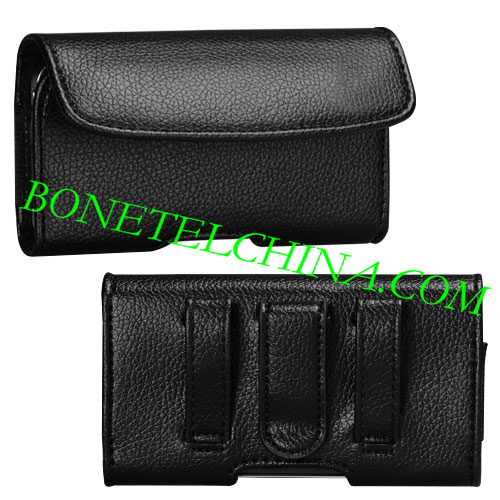 Mobile phone leather case pouch 024