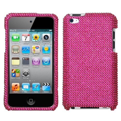 Hot Pink Diamante Protector Cover(Diamante 2.0)  for iphone 4 and 4S