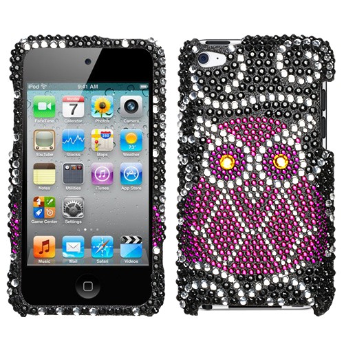 Owl Diamante Protector Cover  for iphone 4 and 4S