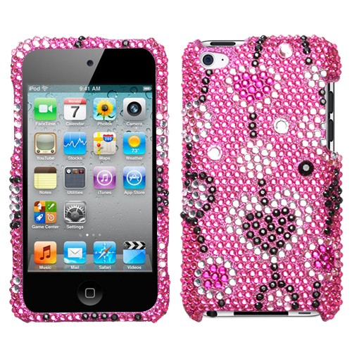 Love River Diamante Protector Cover  for iphone 4 and 4S