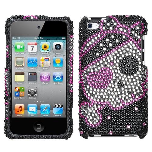 Cute Pirate Diamante Protector Cover for iphone 4 and 4S