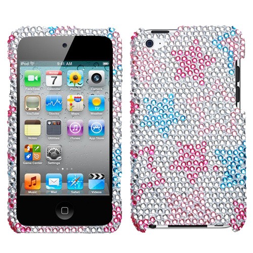 Stylish Stars Diamante Protector Cover iphone 4 and 4S