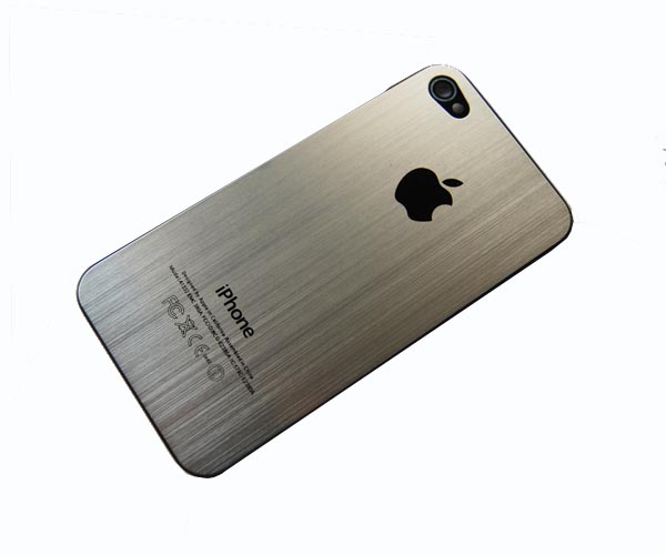 Battery Door Back Cover Housing Case for iPhone 4 silver BBC-002
