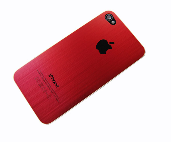 Battery Door Back Cover Housing Case for iPhone 4 red BBC-010