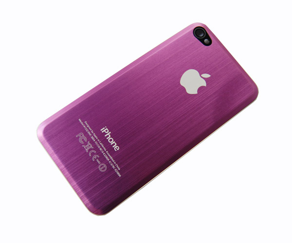 Battery Door Back Cover Housing Case for iPhone 4 purple BBC-011