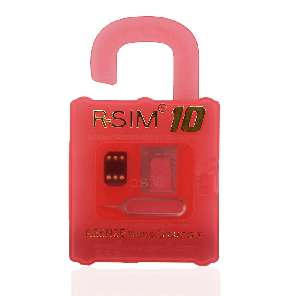 R-SIM 10 RSIM Nano Cloud Card For iPhone 4S 5 5S 5C 6 Plus 2G 3G 4G LTE iOS 8.x