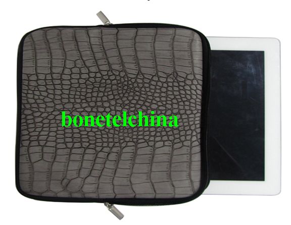 Newest Design crocodile line case For Ipad 2 leather case