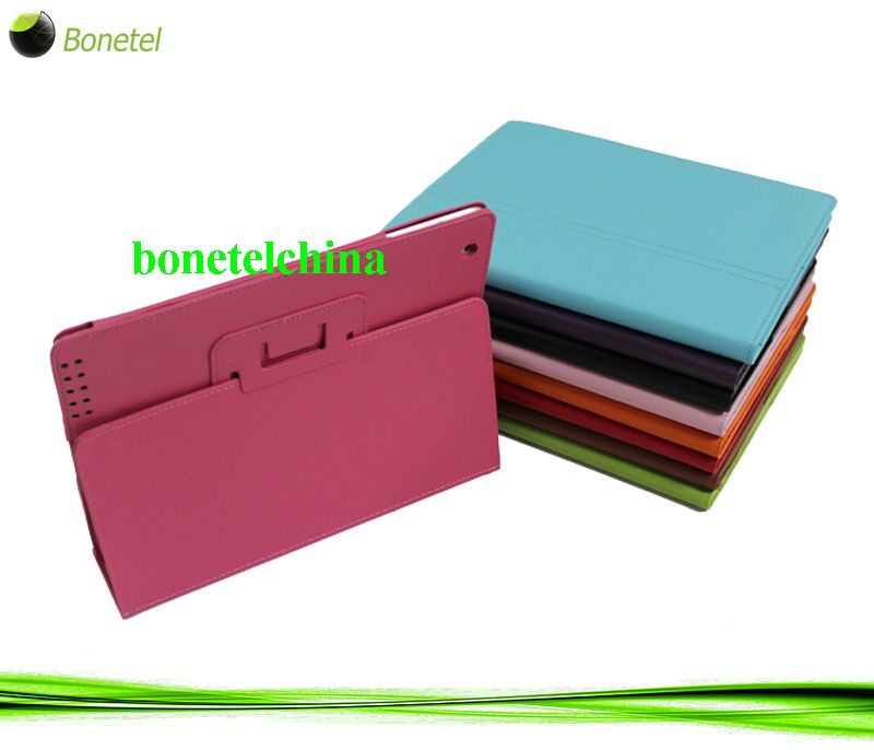 For iPad 2 & New ipad two folded and bracket,dormancy case smart cover