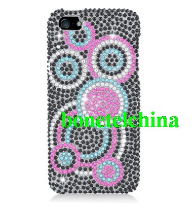 FOR IPHONE 5 FULL DIAMOND COVER COLORFUL CIRCLE 311