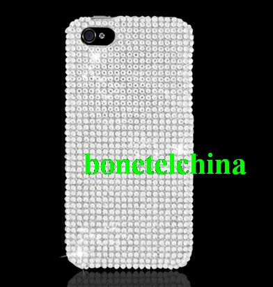 FOR IPHONE 5 FULL DIAMOND Protector COVER ALL SIVER 377