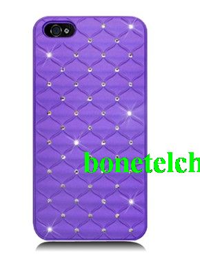 FOR IPHONE 5 Spot Diamond Case Purple