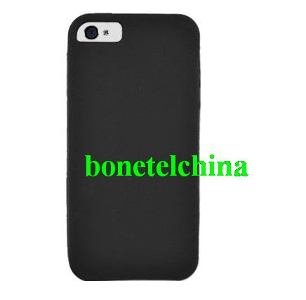 HHI Silicone Skin Case for iPhone 5 - Black