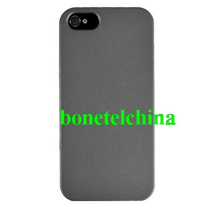 HHI Rubberized Shield Hard Case for iPhone 5 - Grey