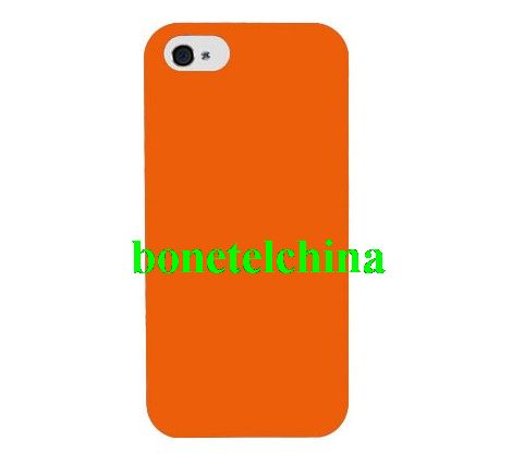 HHI Rubberized Shield Hard Case for iPhone 5 - Orange