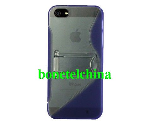 HHI S-Factor Two Tone Skin Case with Viewing Stand for iPhone 5 - Purple