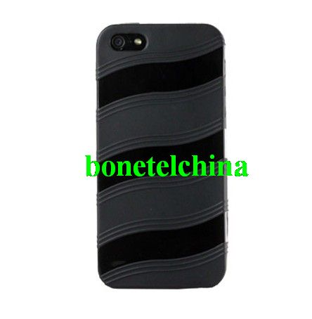 HHI Clearwave Skin Case for iPhone 5 - Black