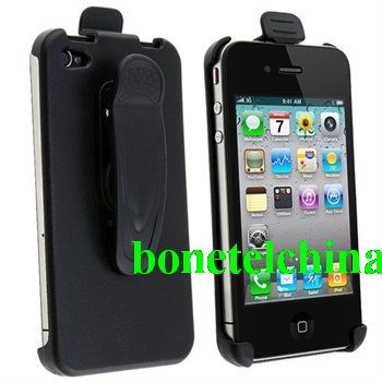 Compatible With iPhone? 4 4G iPhone? 4S - AT&T, Sprint, Version 16GB 32GB 64GB Belt Clip Holster Hard Case Black - 310255
