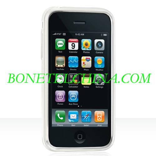 Apple iPhone 3G 3GS Crystal Skin - Clear Flower Design