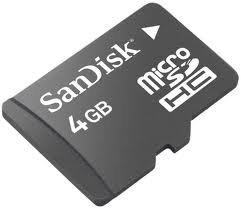 Tarjeta Micro SD de 4 GB