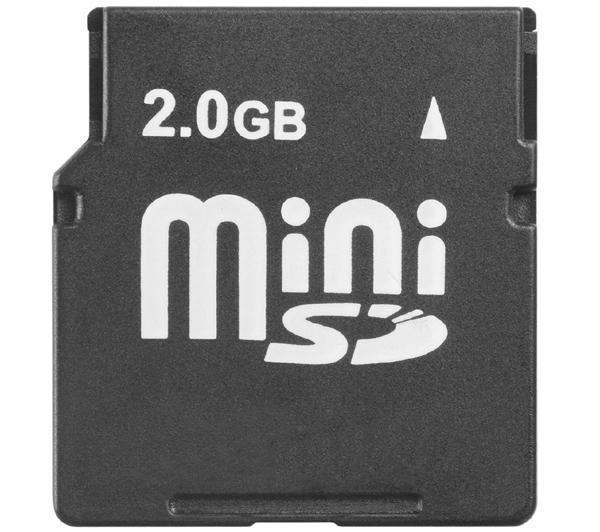 2GB Mini SD cartão