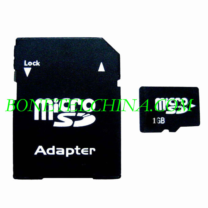 Tarjeta Micro SD de 1GB con adaptador
